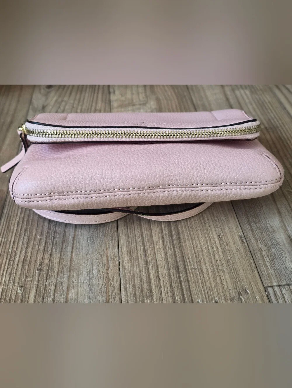 Kate Spade Pebbled Leather Crossbody Bag in Light Pink